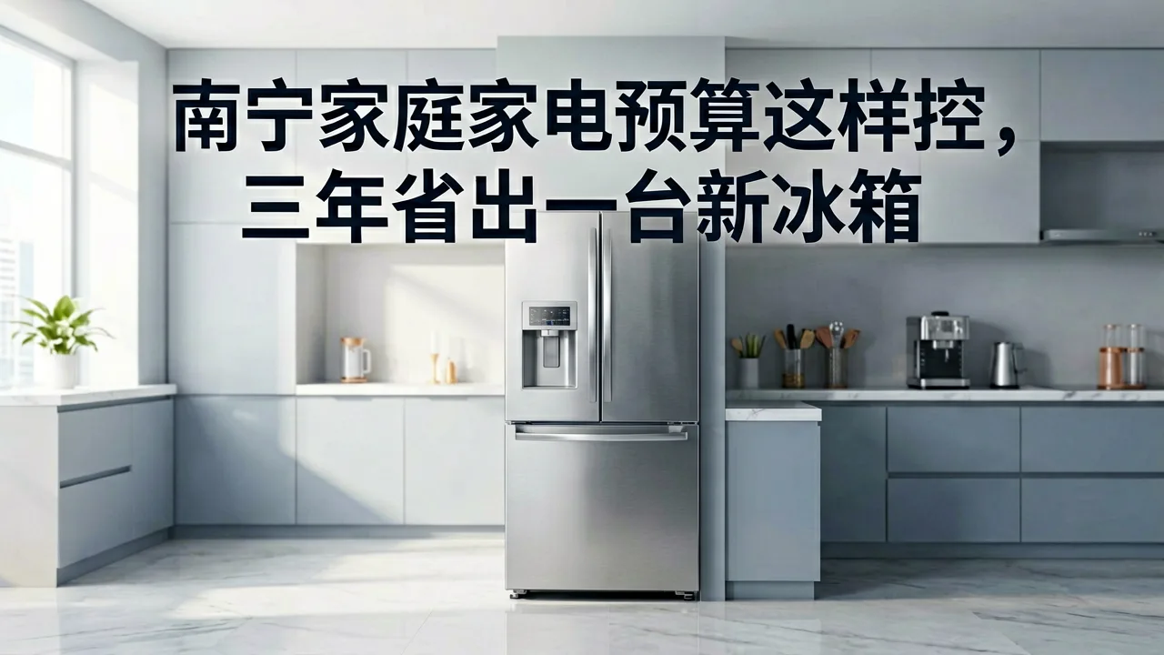 南宁家庭家电预算这样控，三年省出一台新冰箱